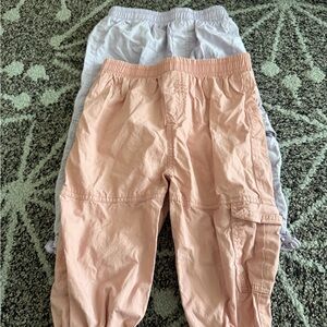 Cotton On Kids Cargo Pants in Peach and Light purple